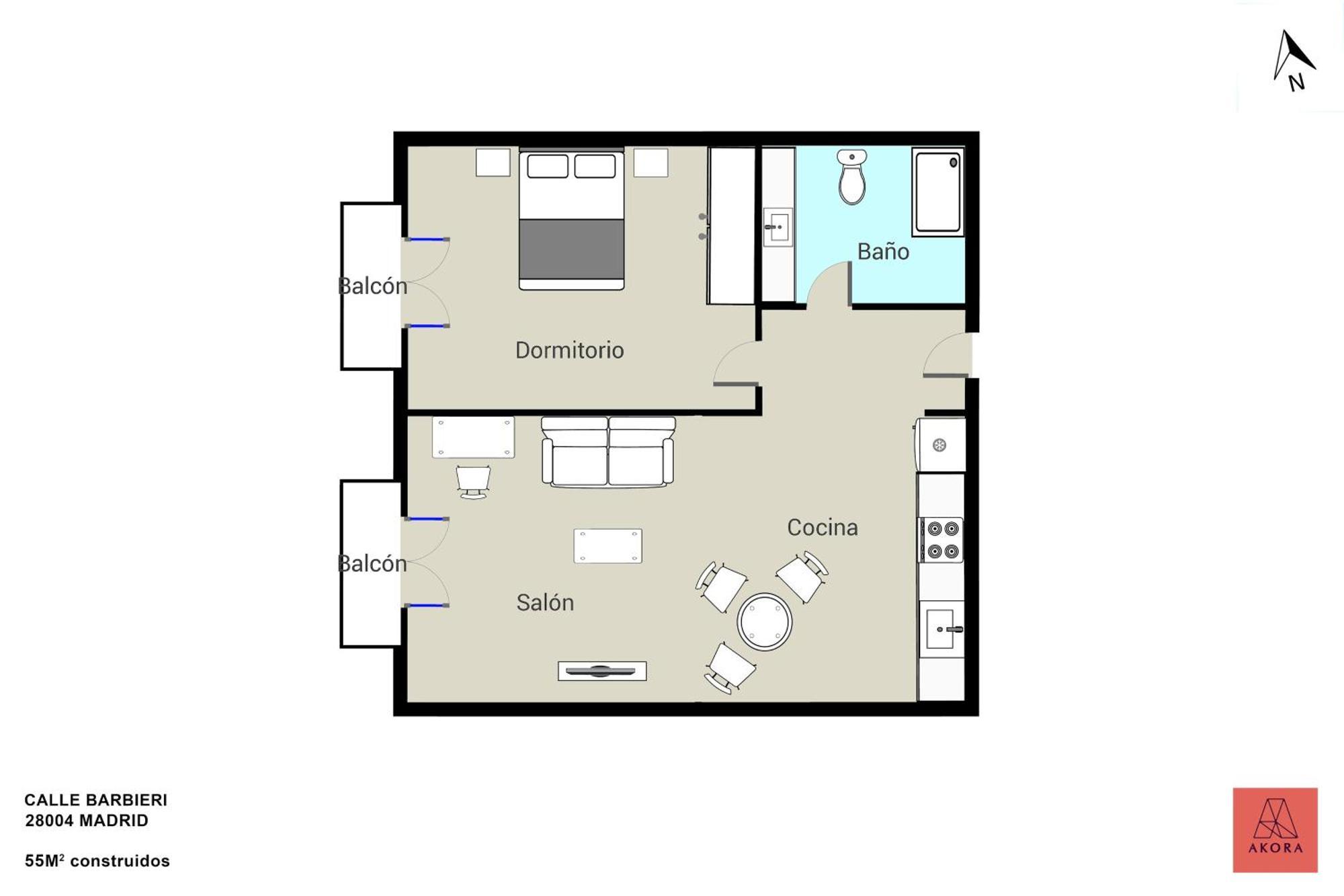 One Bedroom Apartment In Chueca Madrid Eksteriør billede
